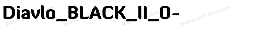 Diavlo_BLACK_II_0字体转换