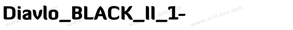 Diavlo_BLACK_II_1字体转换
