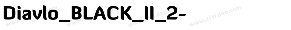 Diavlo_BLACK_II_2字体转换