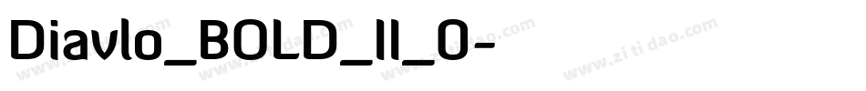 Diavlo_BOLD_II_0字体转换