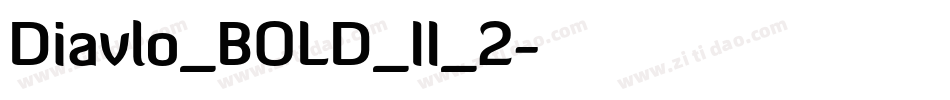 Diavlo_BOLD_II_2字体转换