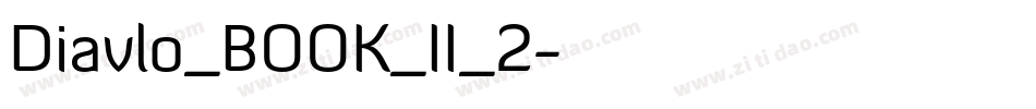 Diavlo_BOOK_II_2字体转换