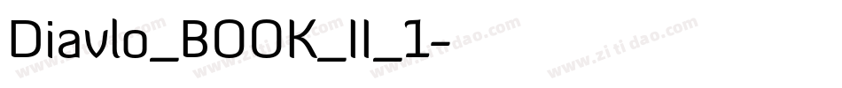 Diavlo_BOOK_II_1字体转换