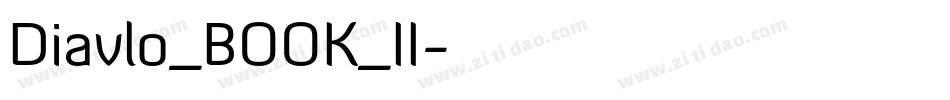Diavlo_BOOK_II字体转换