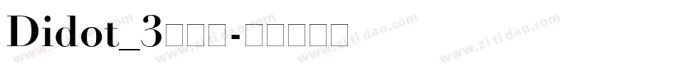 Didot_3手机版字体转换