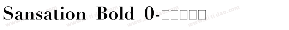 Sansation_Bold_0字体转换