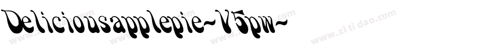 Deliciousapplepie-V5pw字体转换