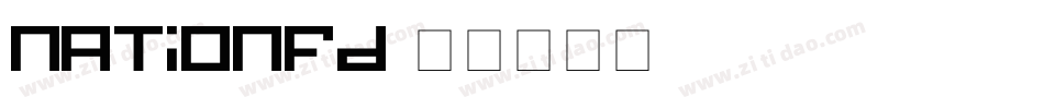 NATIONFD字体转换