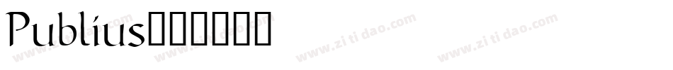 Publius字体转换