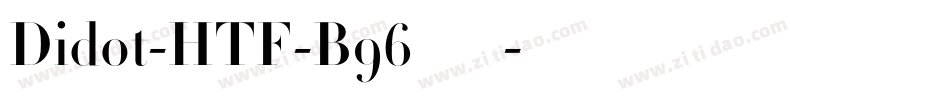 Didot-HTF-B96手机版字体转换