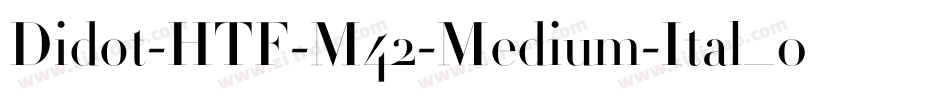 Didot-HTF-M42-Medium-Ital_0手机版字体转换