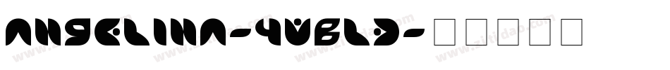 Angelina-ywBl3字体转换