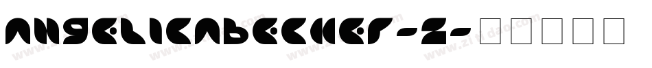 angelicabecker-2字体转换