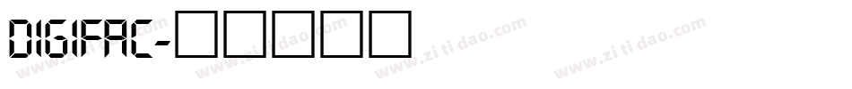 DIGIFAC字体转换