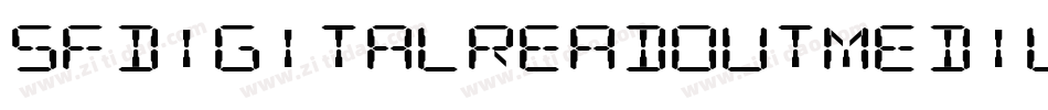 SfDigitalReadoutMedium-q3rq字体转换