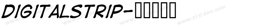 digitalstrip字体转换