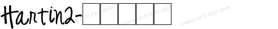 Hartin2字体转换