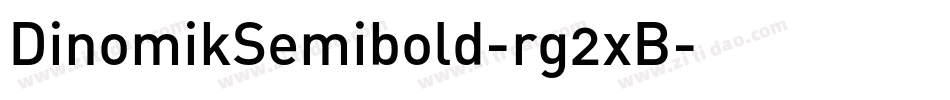 DinomikSemibold-rg2xB字体转换
