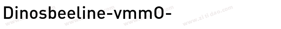 Dinosbeeline-vmmO字体转换