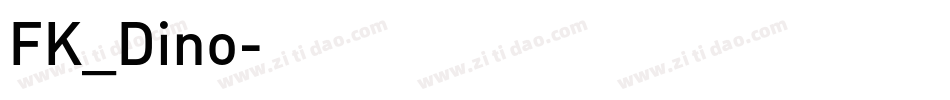 FK_Dino字体转换