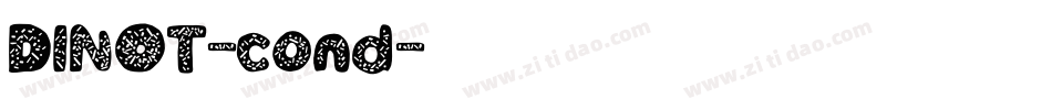 DINOT-cond字体转换