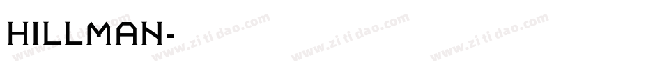 Hillman字体转换