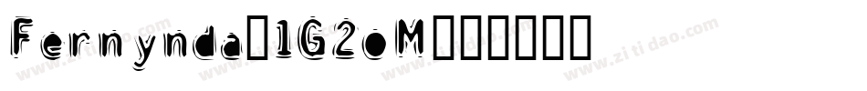 Fernynda-1G2oM字体转换