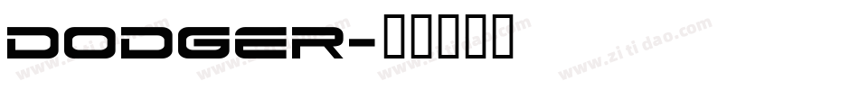 Dodger字体转换