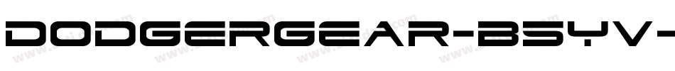 DodgerGear-B5yV字体转换