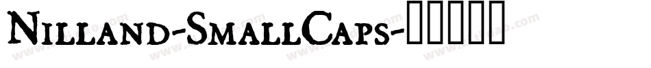 Nilland-SmallCaps字体转换