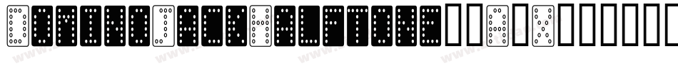 DominoJackHalftone-2A1X字体转换