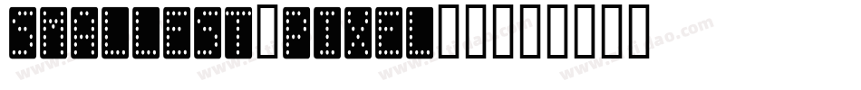 smallest_pixel-7字体转换