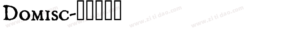 Domisc字体转换