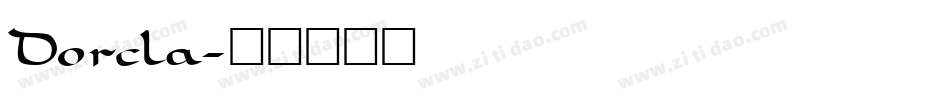 Dorcla字体转换