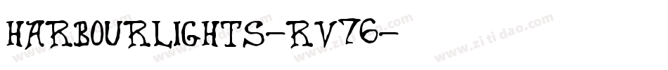 HarbourLights-Rv76字体转换