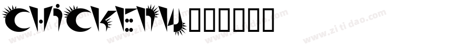 CHICKENW字体转换