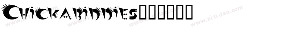 Chickabiddies字体转换