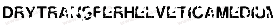 DryTransferHelveticaMedium-Caps-2字体转换
