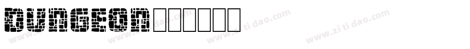 DUNGEON字体转换