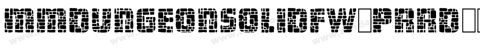 MmDungeonSolidFw-pRRD字体转换