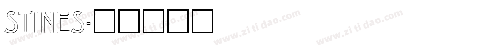 Stines字体转换