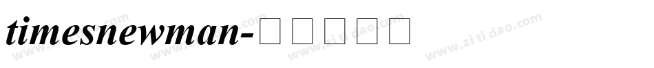 timesnewman字体转换
