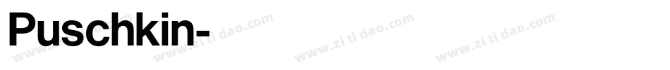 Puschkin字体转换