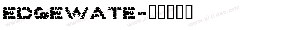 EDGEWATE字体转换