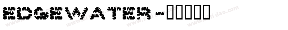Edgewater字体转换