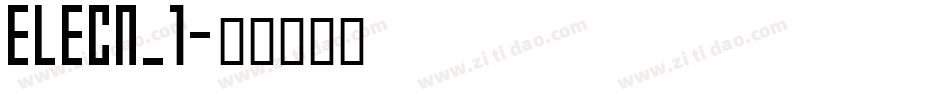 ELECN_1字体转换