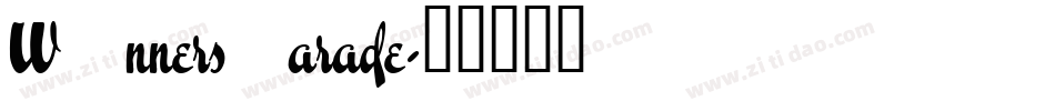 WinnersParade字体转换
