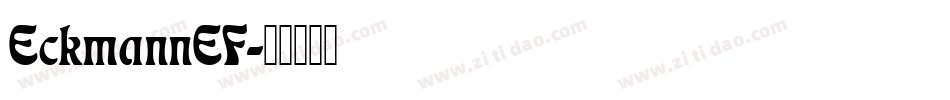 EckmannEF字体转换