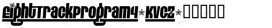 EightTrackProgram4-KVGZ字体转换