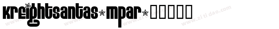 KrEightSantas-Mpar字体转换